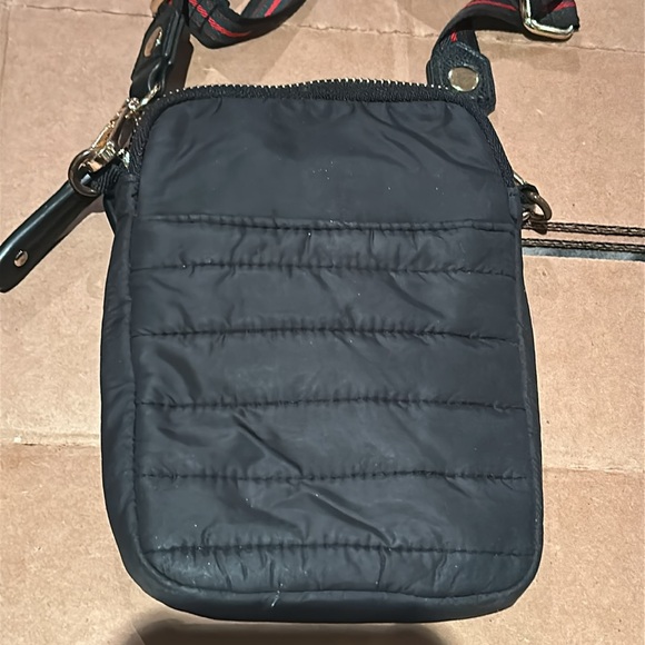 Sandra Roberts Squared black puffer cell phone Crossbody - Picture 3 of 4